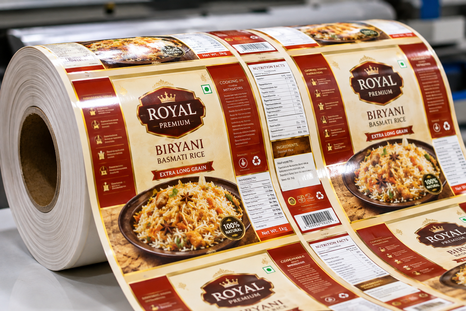 Food & Beverage label sample - Escalent Labels